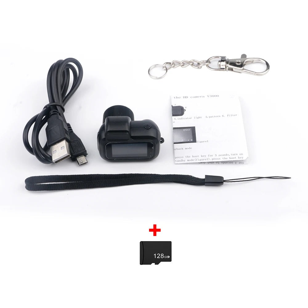 LumioJet Mini Matkakamera 1080P Erittäin Kompakti Taskukokoinen