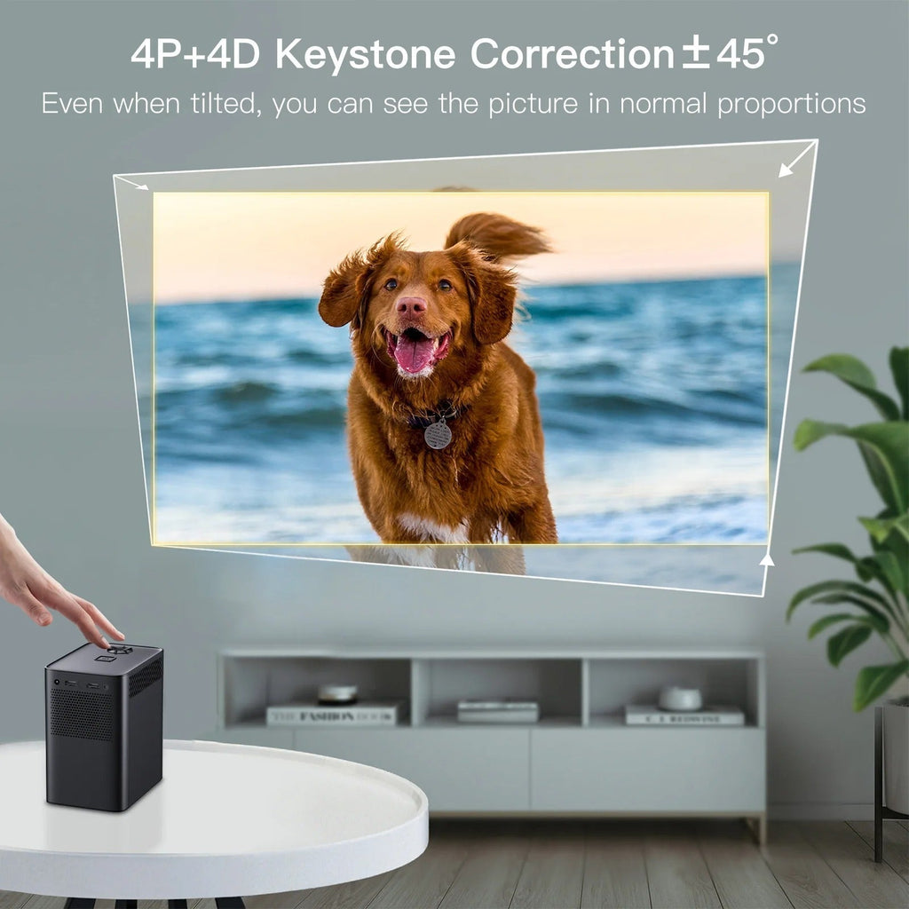 Přenosný 4K WiFi projektor s Androidem pro domácí kino