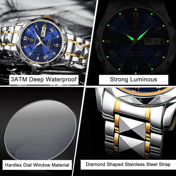 Maristel | Waterproof Luxury Men's Watch Featuring Luminous Functionality
