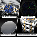 Maristel | Waterproof Luxury Men's Watch Featuring Luminous Functionality
