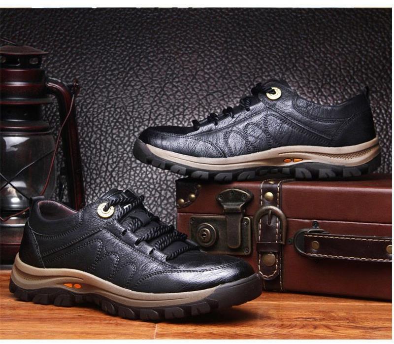 Men’s Orthopedic Leather Shoes | Supportive Comfort