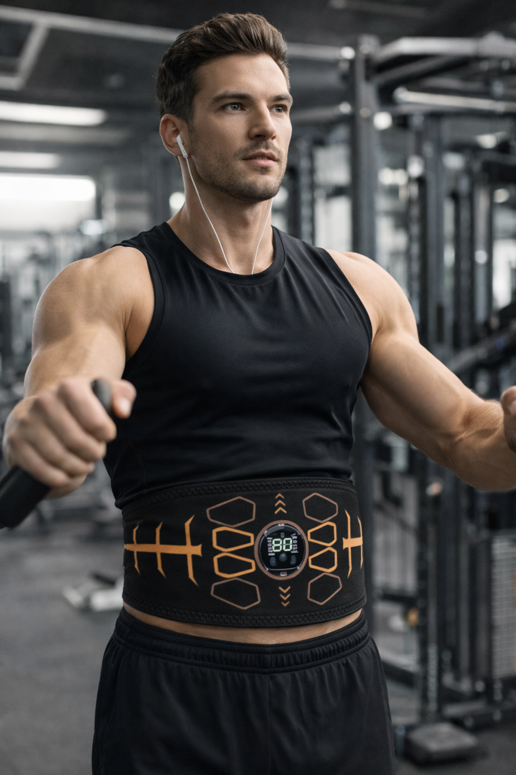 Ceinture de tonification abdominale avec dix modes et trente niveaux d'intensité