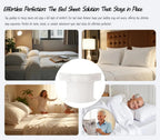 4-Piece Bed Sheet Holder Set For All Mattress Sizes With A Secure Hold That Keeps Sheets In Place
