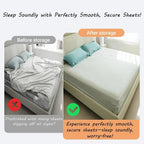 4-Piece Bed Sheet Holder Set For All Mattress Sizes With A Secure Hold That Keeps Sheets In Place