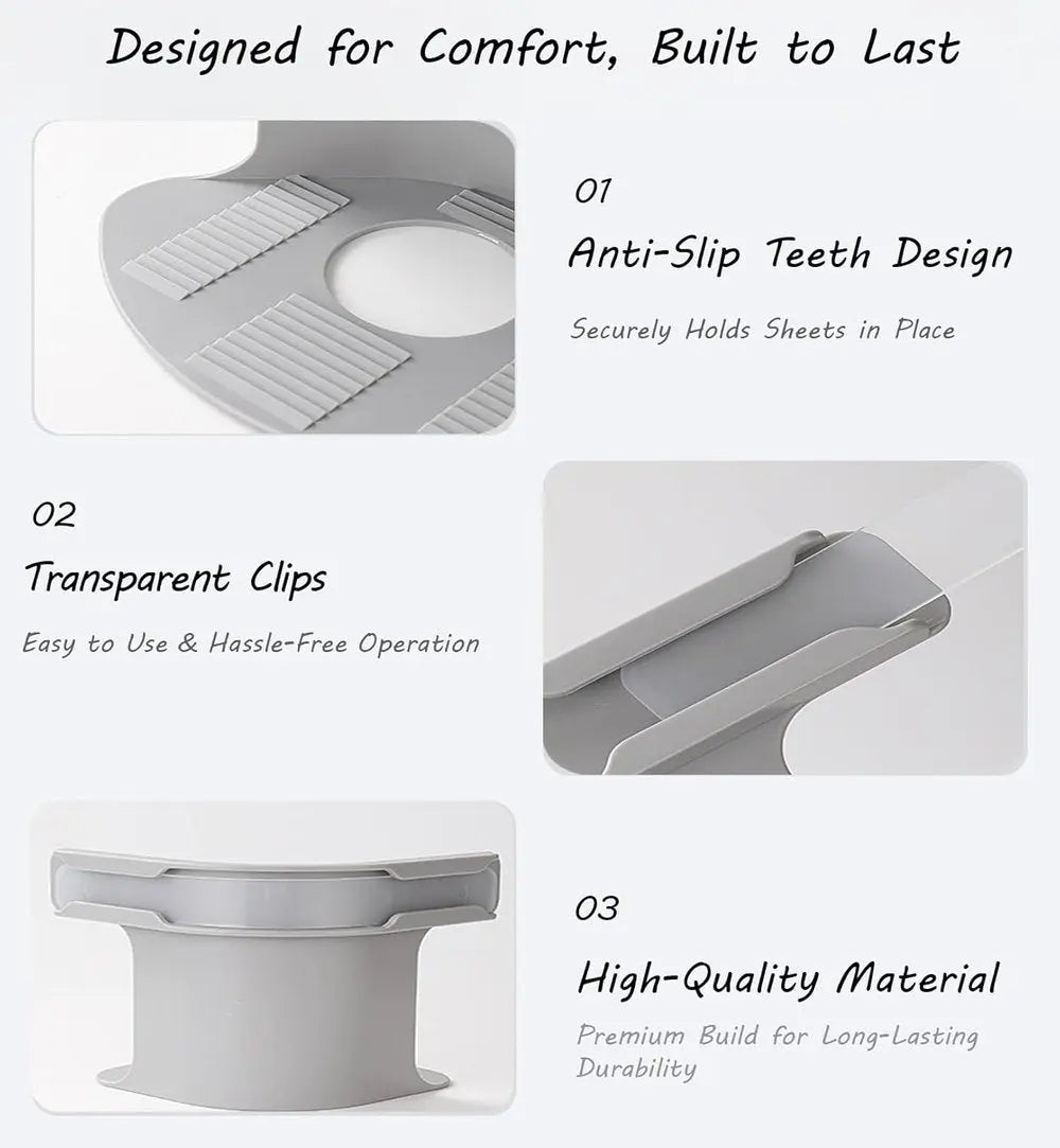 4-Piece Bed Sheet Holder Set For All Mattress Sizes With A Secure Hold That Keeps Sheets In Place