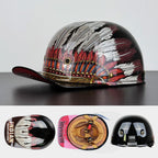 Moto baseballpetstijl helm met DOT- en ECE-certificering