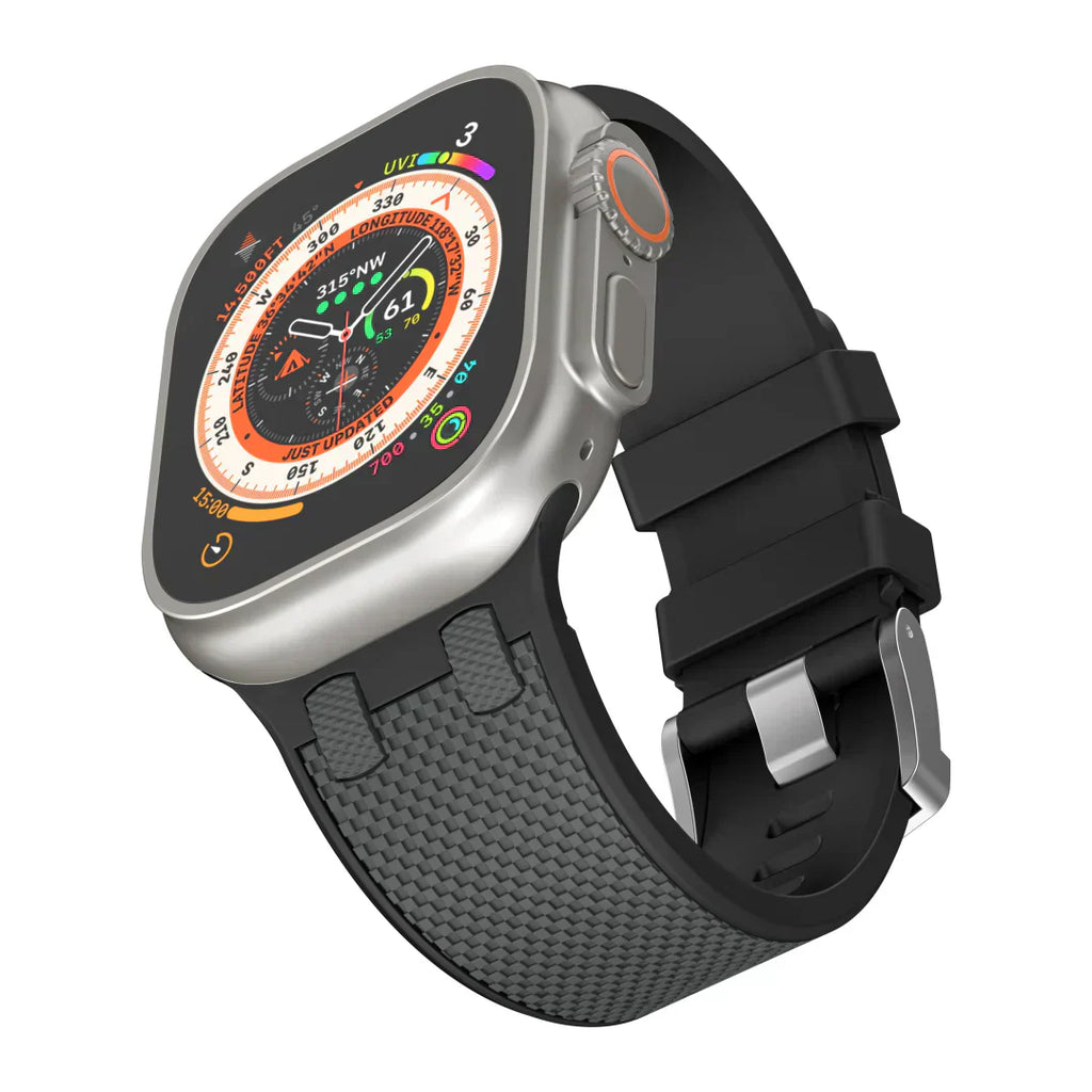 Aeria | Tweekleurige siliconen band voor Apple Watch | Petprovac