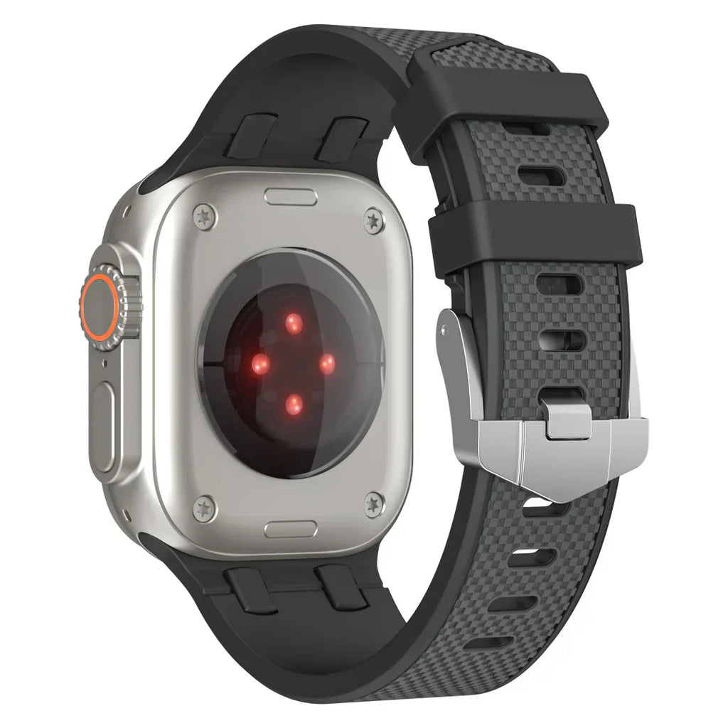 Aeria | Tweekleurige siliconen band voor Apple Watch | Petprovac