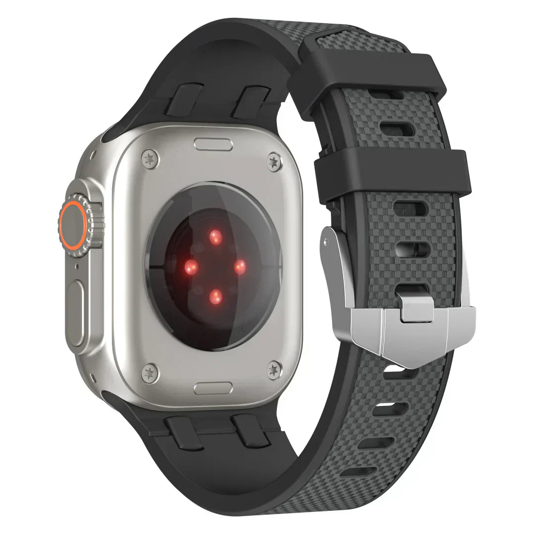 Aeria | Tweekleurige siliconen band voor Apple Watch | Petprovac