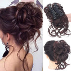 Curly Hair Bun – Clip-in Hair Piece with Volume and Natural Look