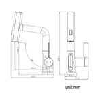 Vellaro シングルホール真鍮蛇口（温水・冷水用） | Petprovac