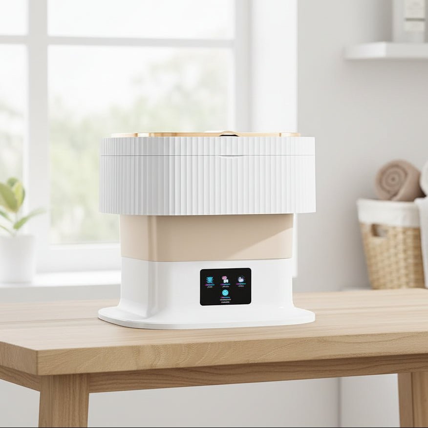 Intelligent Foldable 11L Mini Washing Machine for Travel and Small Households