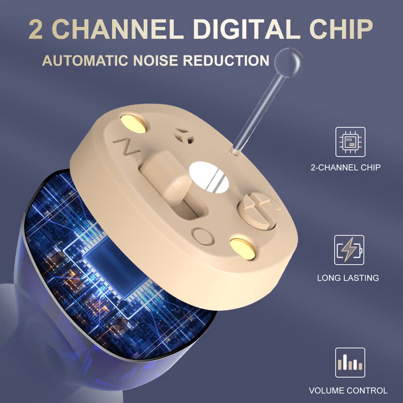 Auralift Pro Hörverstärker mit kabellosem Ladeetui