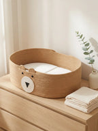 Bear Shaped Changing Basket In Cotton Rope For Nursery