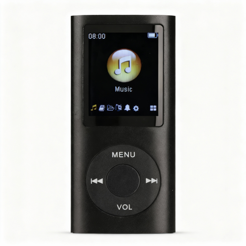 Retro musikafspiller – kompakt 64GB MP3 med klassisk design