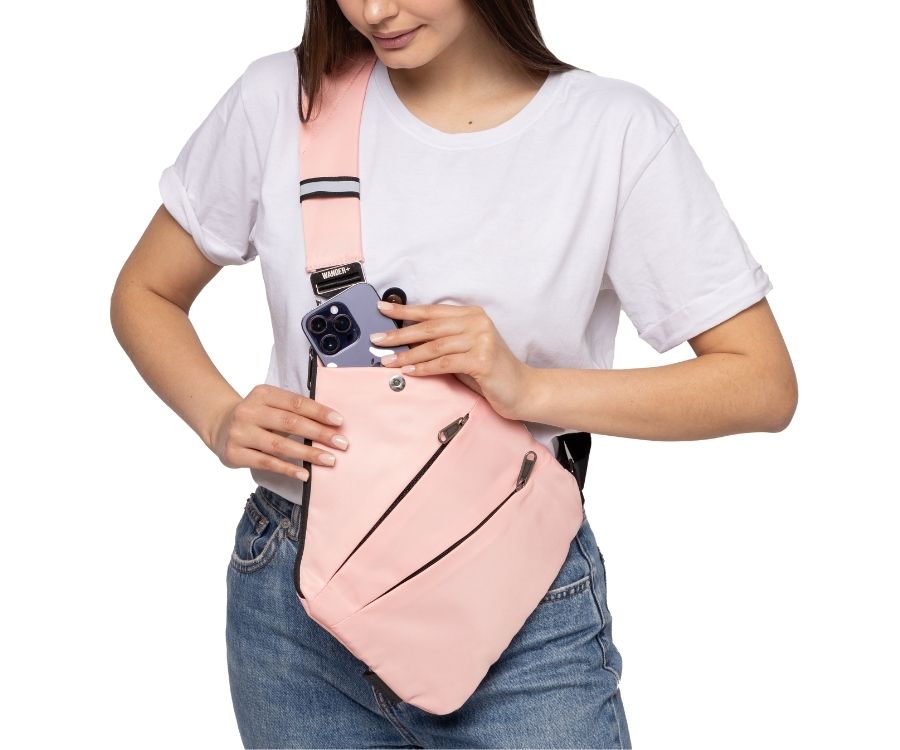 Anti-Theft Travel Bag – Hidden Zippers and Front-Facing Security