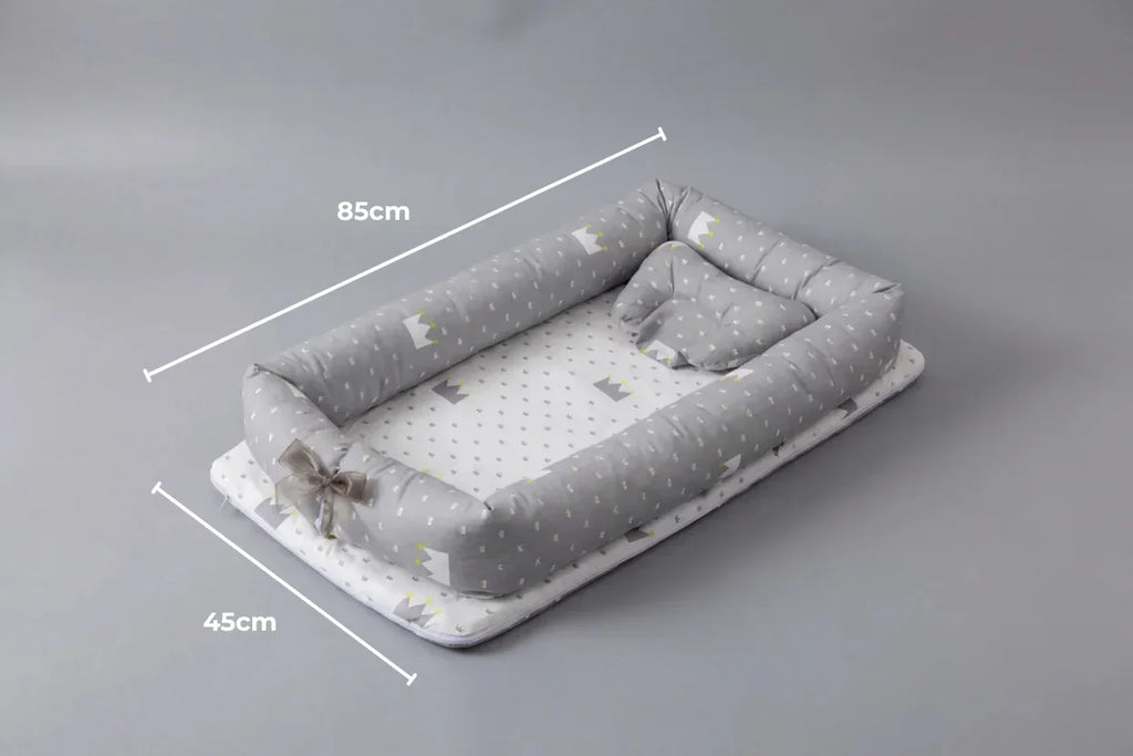 Breathable Cotton Baby Nest Lounger For Newborn Sleep Space | petprovac
