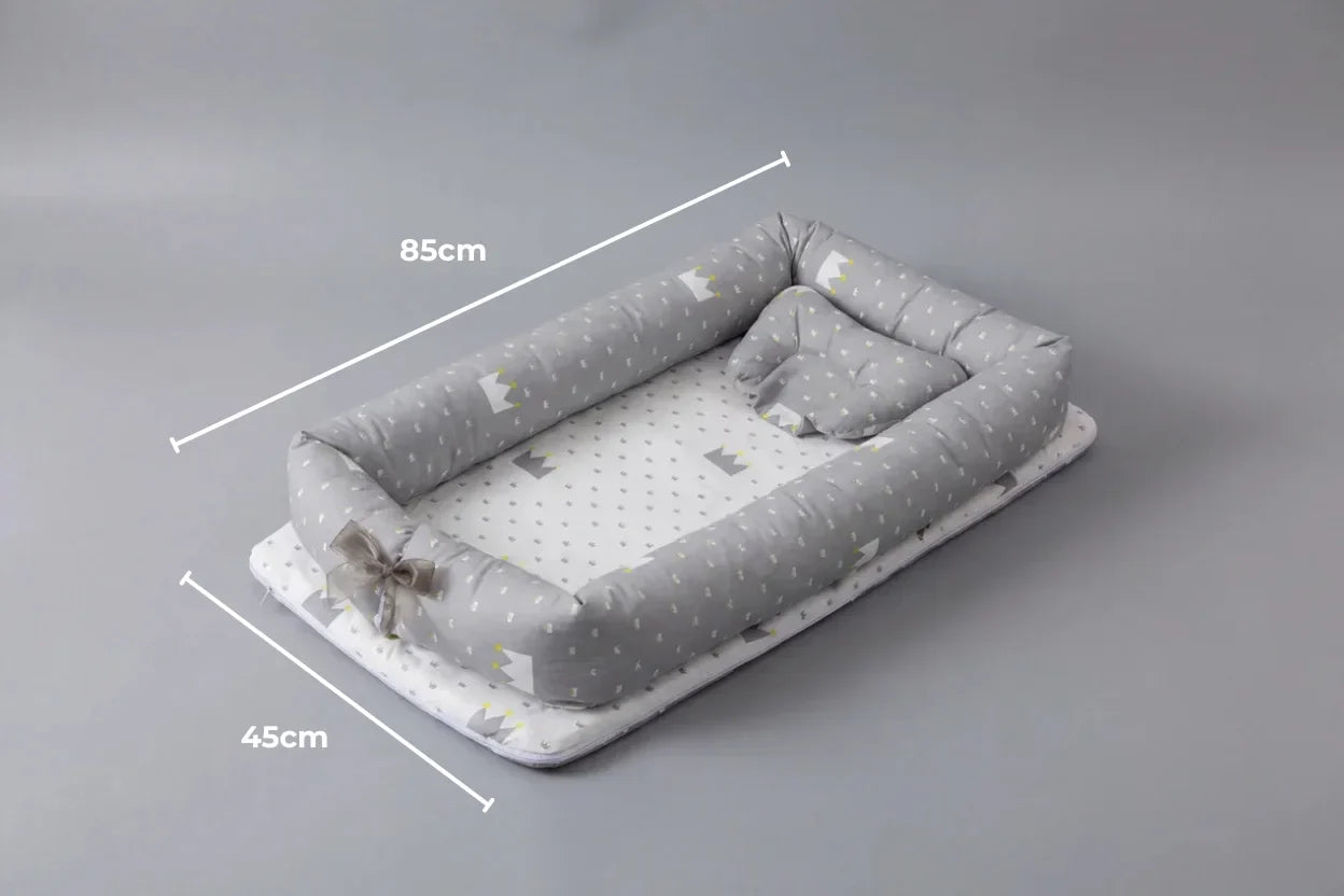 Breathable Cotton Baby Nest Lounger For Newborn Sleep Space | petprovac