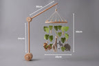Compact Wooden Baby Mobile And Support Arm Set For Cribs | petprovac