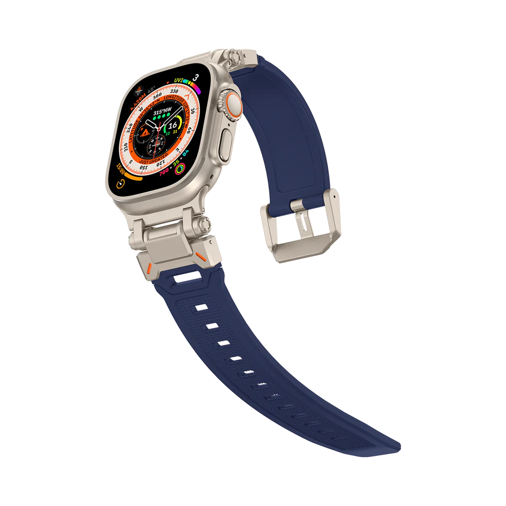 Meron Titanium-Head Silicone Band for Apple Watch | Petprovac