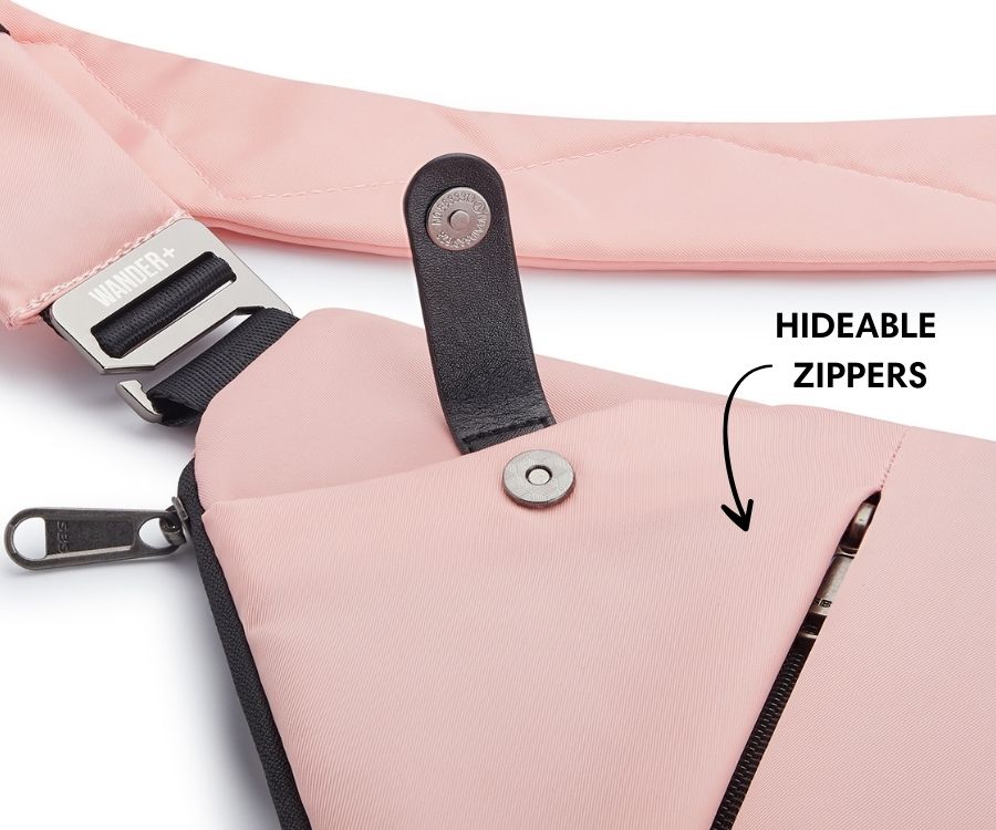 Anti-Theft Travel Bag – Hidden Zippers and Front-Facing Security