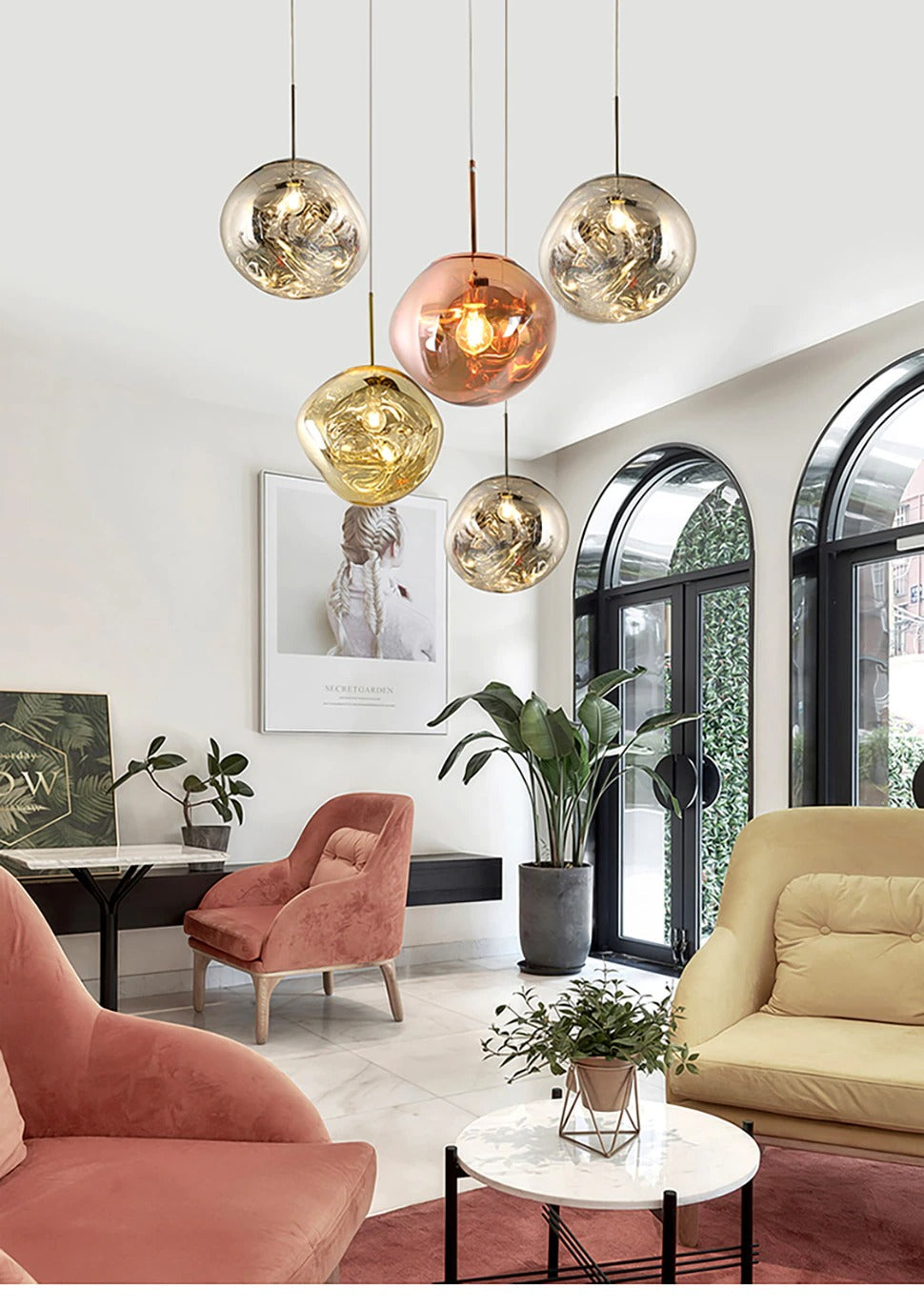 Aureo Kitchen LED Pendant Light Modern Ceiling Fixture For Kitchen Illumination