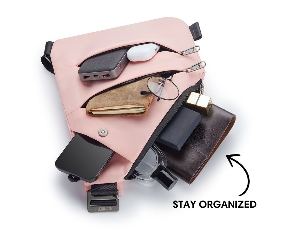 Anti-Theft Travel Bag – Hidden Zippers and Front-Facing Security