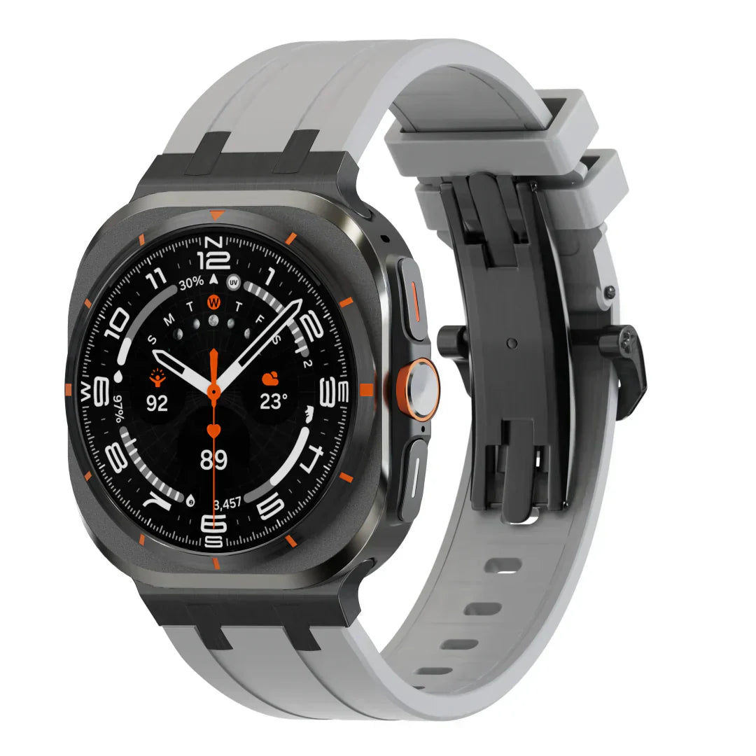 فيريللي | حزام سيليكون فاخر بمشبك فراشة لسامسونج جالاكسي ووتش ألترا | بيتبروفاك