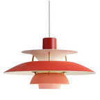 Veralume Modern Colorful Shade LED Pendant Light Fixture