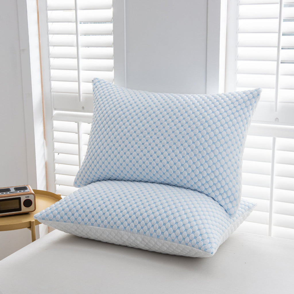 BambooRest Minnefoam Kjølepude med Bambusfiber for Nakkestøtte Pustende