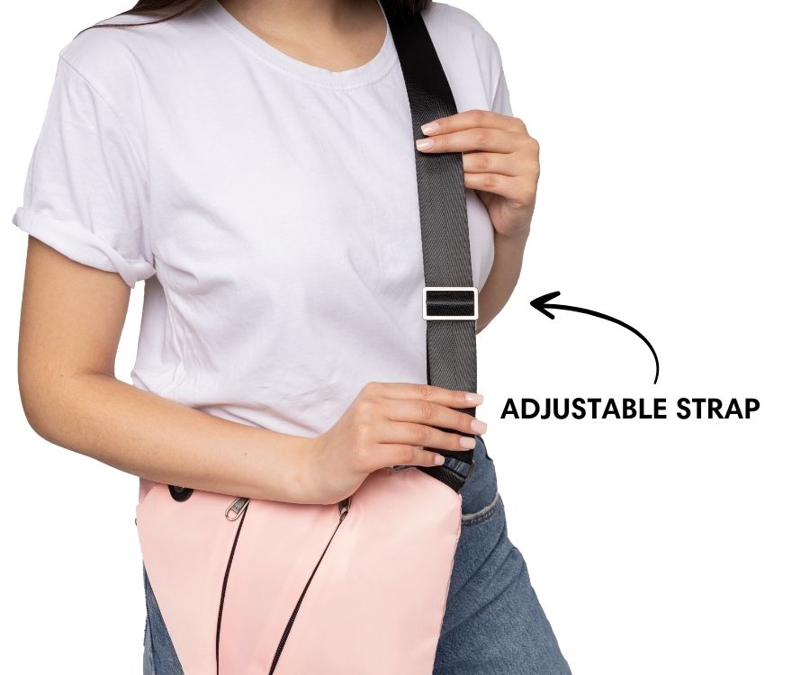 Anti-Theft Travel Bag – Hidden Zippers and Front-Facing Security
