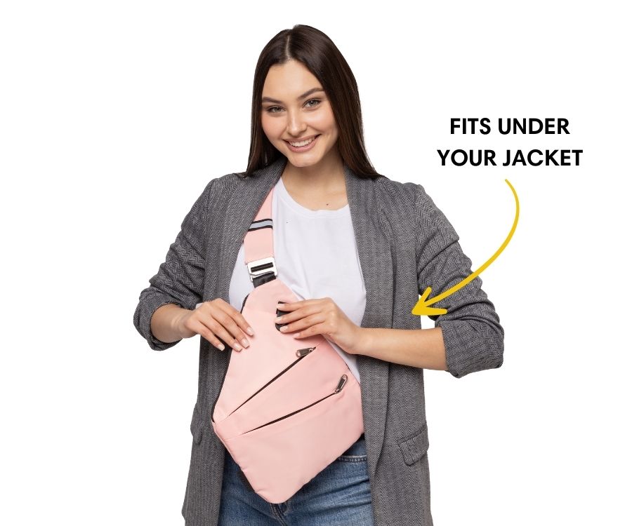 Anti-Theft Travel Bag – Hidden Zippers and Front-Facing Security