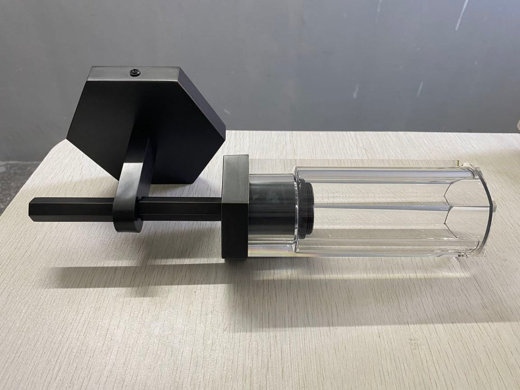 AstraLux Kristalli LED-seinävalaisin Kirkkailla Lasikupuilla