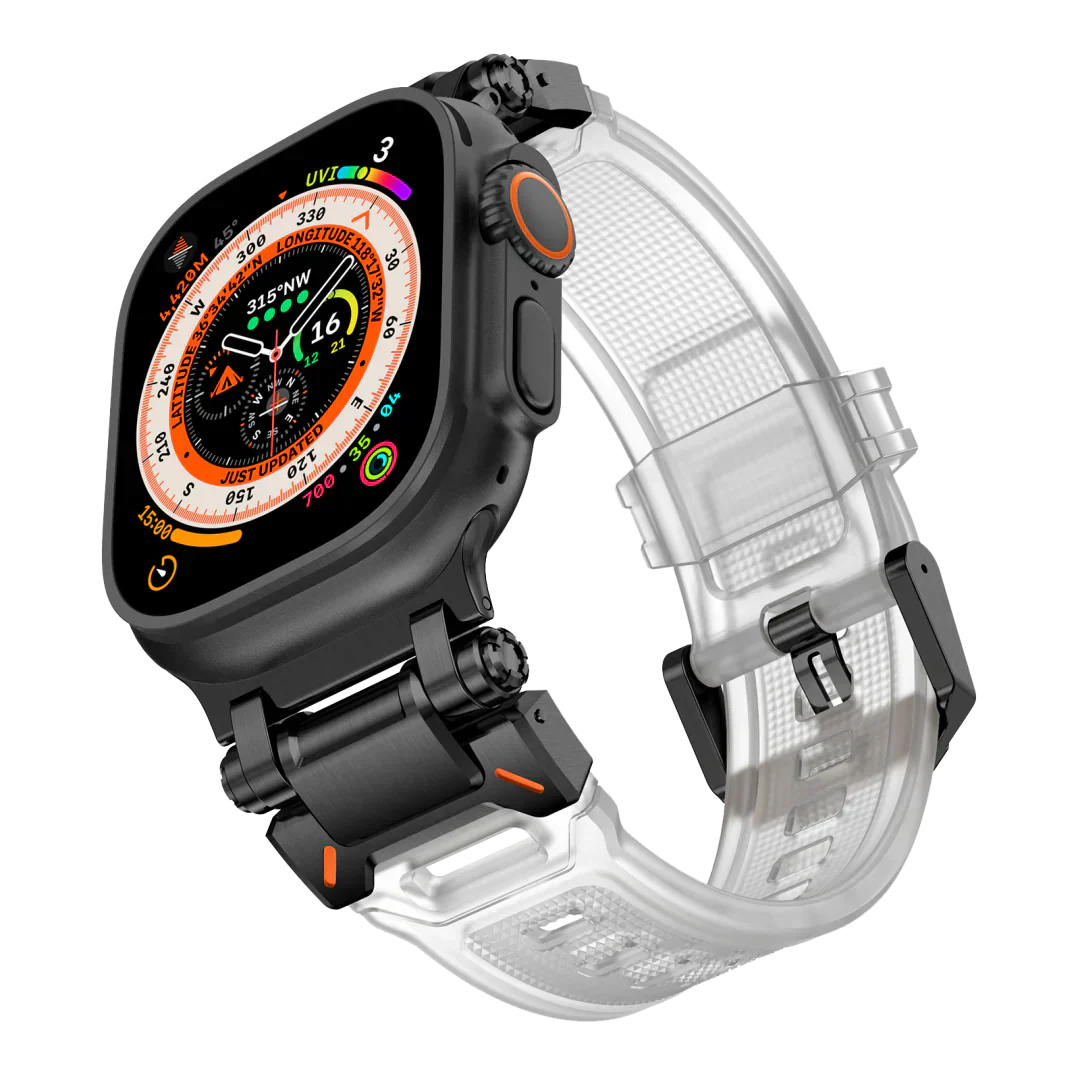 Meron Titanium-Head Silicone Band for Apple Watch | Petprovac