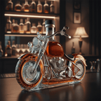 V-Twin Motorcycle Crafted Whiskey Decanter For Home Bar