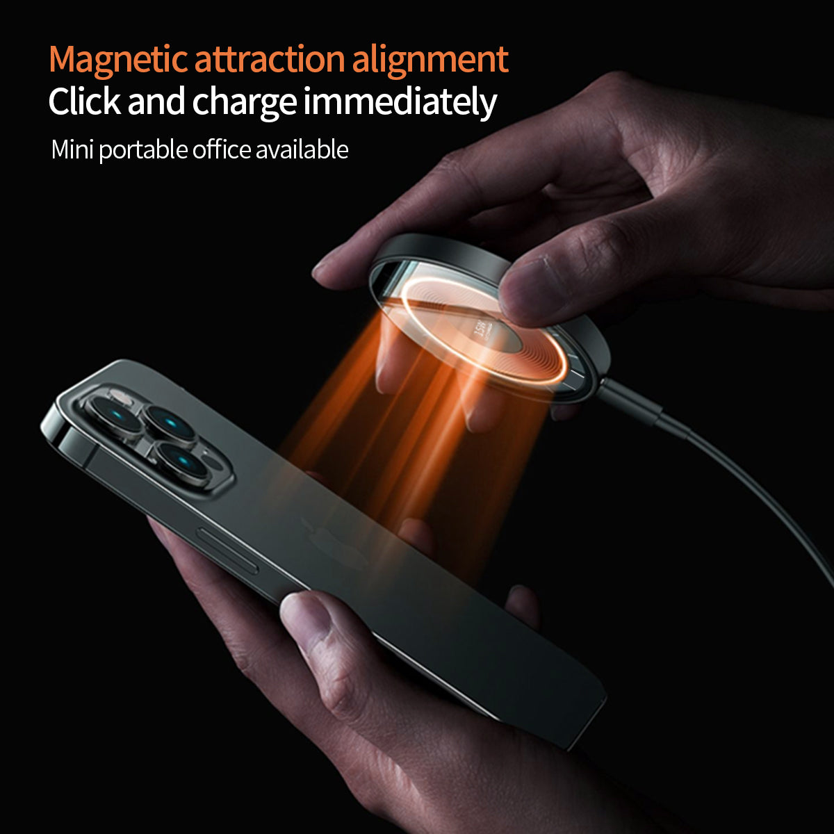 AeroCharge | Magneettinen nopea lataus taitettava teline