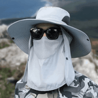 Breathable Fishing Hat With Wide Brim And Sun Protection