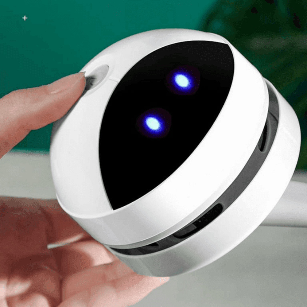 Adva Compact Desk Vacuum Cleaner, USB Rechargeable, Home Office Robot