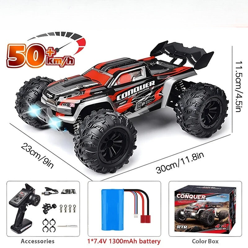 StormRift 1:16 Skala Zdalnie Sterowana Ciężarówka 4x4 Off-Road z Pilotem i LED