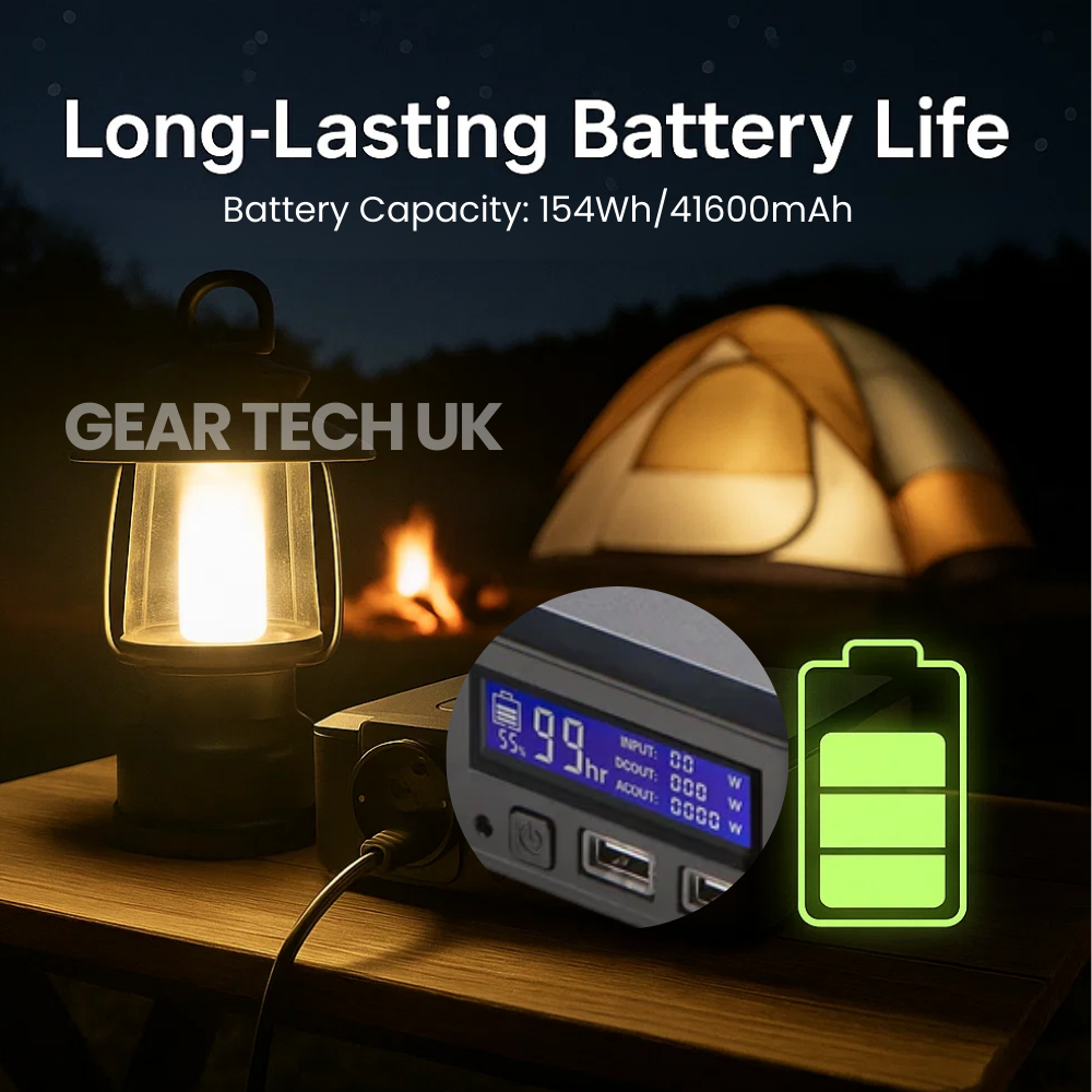 RoamVolt 200W ソーラーパワーバンク キャンプや緊急時用