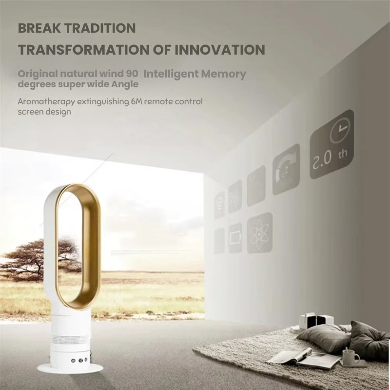 AeroLuxe Bladfri Tårnvifte | Energiøkonomisk Helårsanvendelse