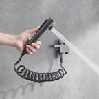 Miraqua kézi WC bidé permetező készlet kettős kimenetű szögcsappal | Petprovac