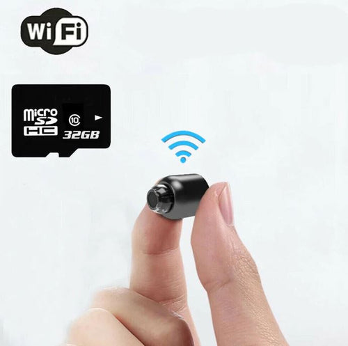 AetherGuard Mini WiFi kamera éjjellátóval 1080P UK videóval és tiszta hanggal