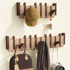 Handgefertigter Klavier-Garderobenständer Eleganter Holz-Organizer für Zuhause