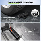 MediSafe Weekbox – Waterproof Aluminum Pill Organizer with 7 Compartments