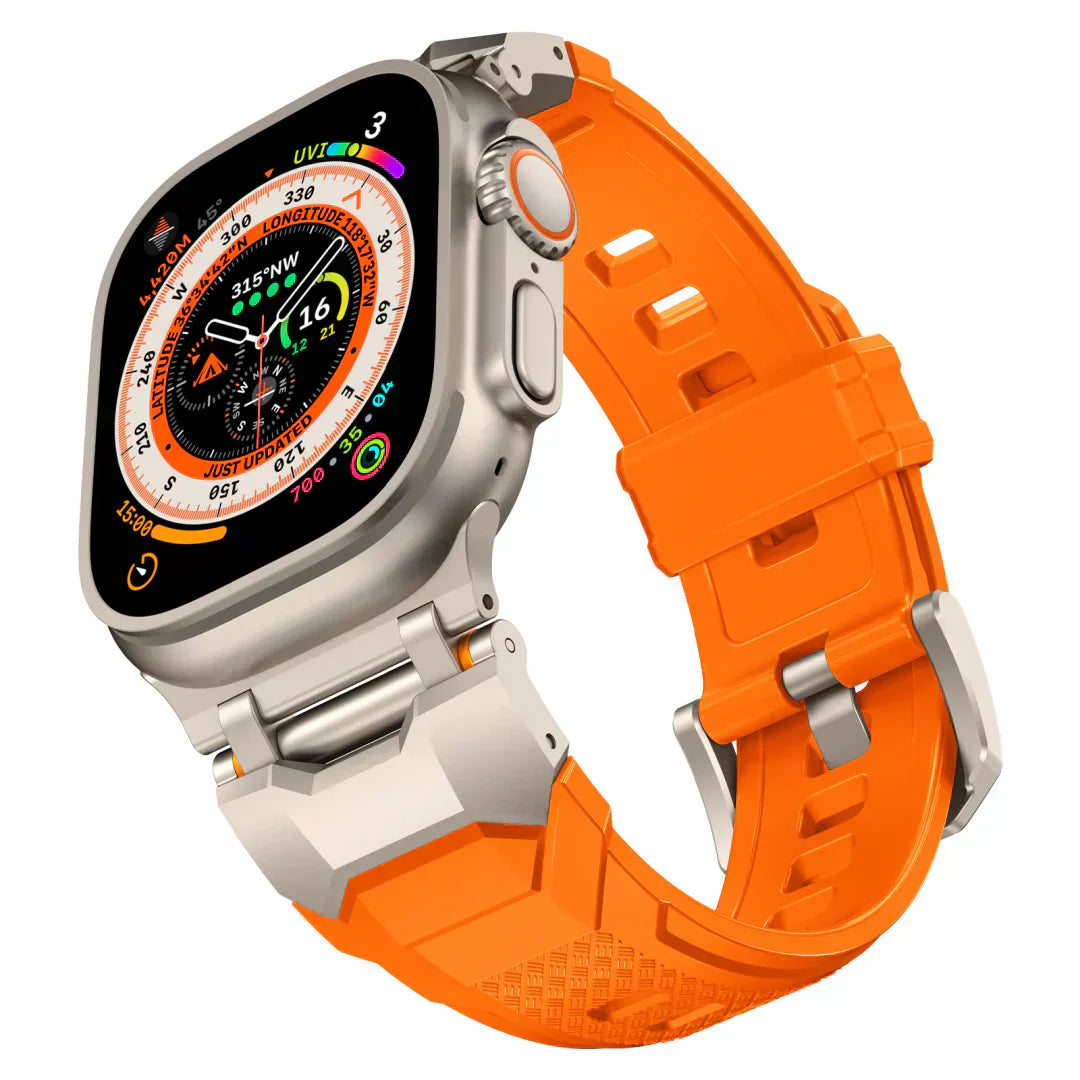 Norell Rugged FKM Band Compatible With Apple Watch | Petprovac