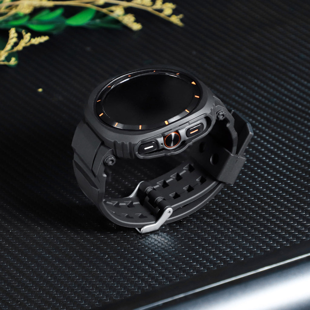 FlexTone Sport TPU -ranneke ja kotelo Samsung Galaxy Watch Ultra 47 mm:lle