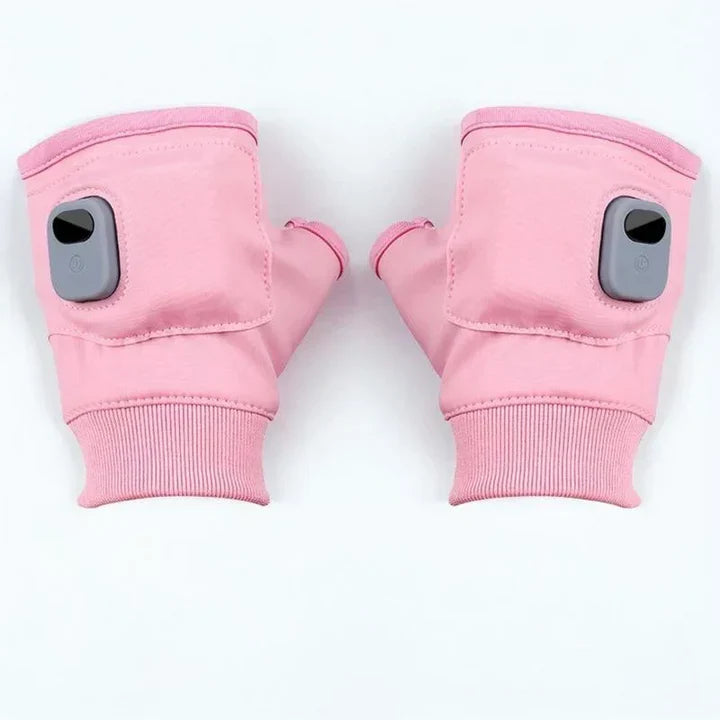 USB Rechargeable Heated Fingerless Gloves