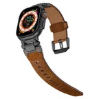 Kenvor Leather Strap with Titanium Connector for Apple Watch | Petprovac