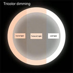 Vanity Mirror With Dimmable LED Light And 360 Degree Rotation, Touch Control